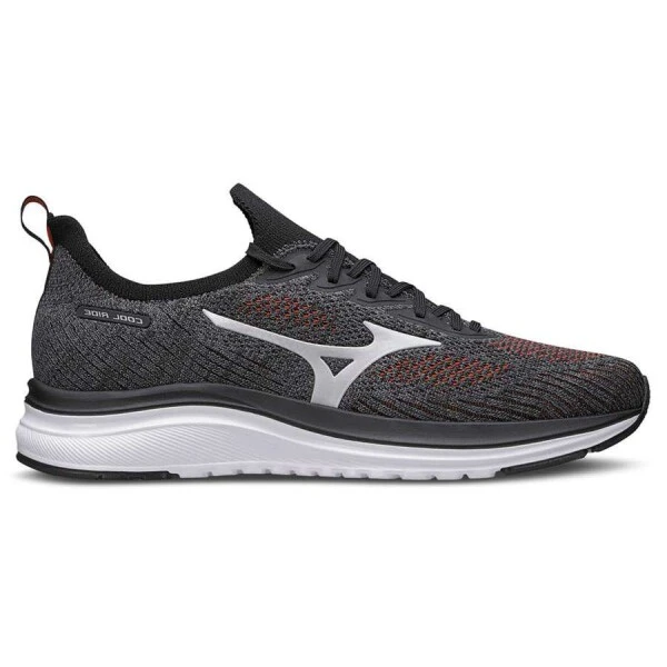 TÊNIS DE CORRIDA MIZUNO COOL RIDE MASCULINO - Grafite/vermelho TÊNIS DE CORRIDA MIZUNO COOL RIDE MASCULINO - Grafite/vermelho