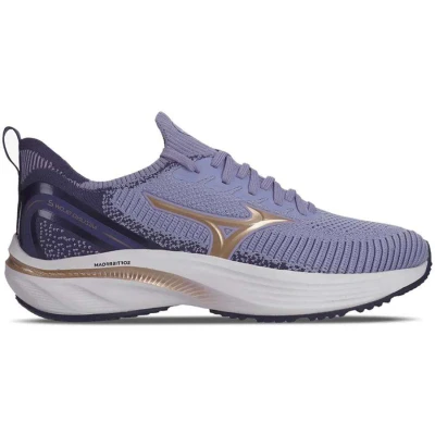 TÊNIS DE CORRIDA MIZUNO GLOW 2 FEMININO - Lilas/dourado TÊNIS DE CORRIDA MIZUNO GLOW 2 FEMININO - Lilas/dourado