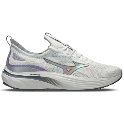 TÊNIS DE CORRIDA MIZUNO GLOW FEMININO - Branco/prata TÊNIS DE CORRIDA MIZUNO GLOW FEMININO - Branco/prata