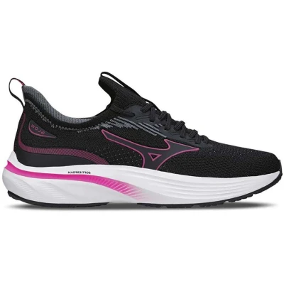TÊNIS DE CORRIDA MIZUNO GLOW FEMININO - Preto/pink