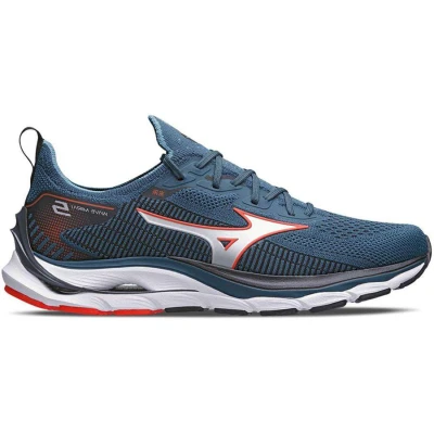TÊNIS DE CORRIDA MIZUNO WAVE MIRAI 5 MASCULINO - Marinho/vermelho