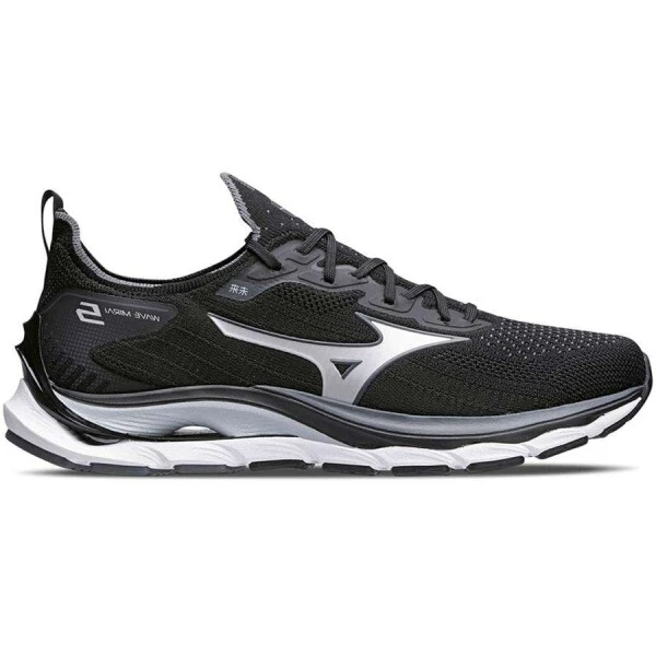TÊNIS DE CORRIDA MIZUNO WAVE MIRAI 5 MASCULINO - Preto/prata