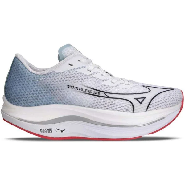 TÊNIS DE CORRIDA MIZUNO WAVE REBELLION FLASH 2 FEMININO - Branco/cinza