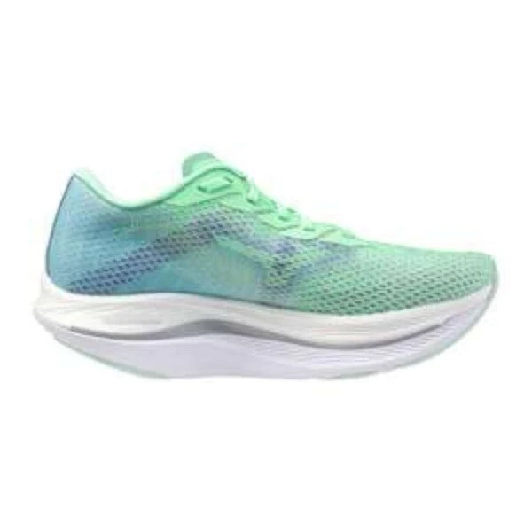 TÊNIS DE CORRIDA MIZUNO WAVE REBELLION FLASH 2 FEMININO - Verde/branco