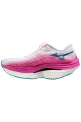 TÊNIS DE CORRIDA MIZUNO WAVE REBELLION PRO FEMININO - Branco/pink