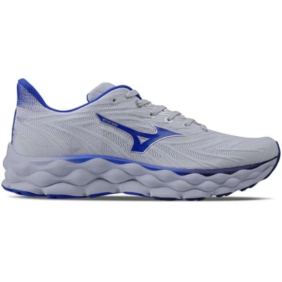 TÊNIS DE CORRIDA MIZUNO WAVE SKY 8 MASCULINO - Cinza/azul