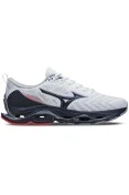 TÊNIS DE CORRIDA MIZUNO WAVE STRATOS 2 MASCULINO - Branco/marinho