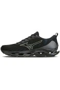 TÊNIS DE CORRIDA MIZUNO WAVE STRATOS 2 MASCULINO - Preto/amarelo