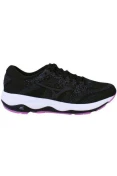 TÊNIS DE CORRIDA MIZUNO WAVE WAY FEMININO - Preto/rosa