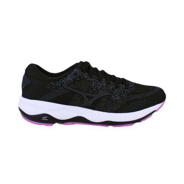 TÊNIS DE CORRIDA MIZUNO WAVE WAY FEMININO - Preto/rosa