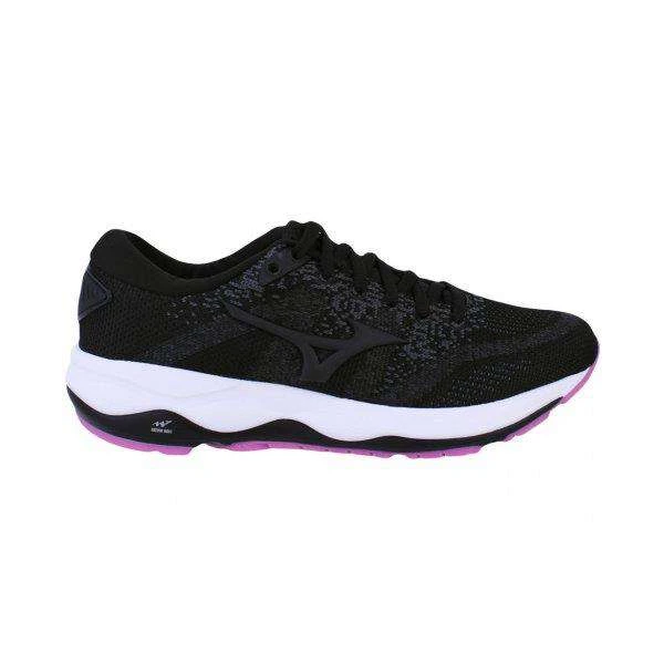 TÊNIS DE CORRIDA MIZUNO WAVE WAY FEMININO - Preto/rosa