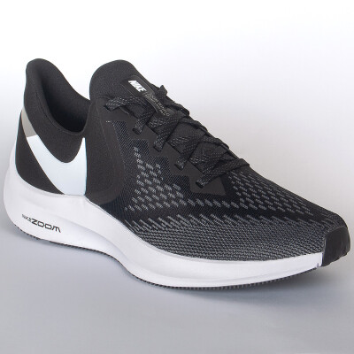 TÊNIS DE CORRIDA NIKE ZOOM WINFLO 6 FEMININO - Preto/branco