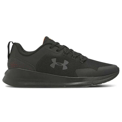 TÊNIS DE CORRIDA UNDER ARMOUR CHARGED ESSENTIAL MASCULINO - Preto/laranja TÊNIS DE CORRIDA UNDER ARMOUR CHARGED ESSENTIAL MASCULINO - Preto/laranja