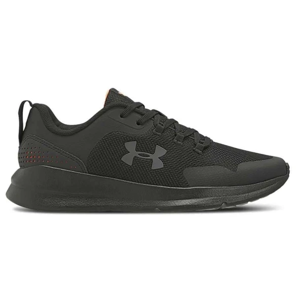 TÊNIS DE CORRIDA UNDER ARMOUR CHARGED ESSENTIAL MASCULINO - Preto/laranja TÊNIS DE CORRIDA UNDER ARMOUR CHARGED ESSENTIAL MASCULINO - Preto/laranja