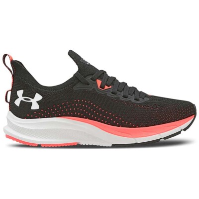 TÊNIS DE CORRIDA UNDER ARMOUR CHARGED SLIGHT FEMININO - Preto/salmao
