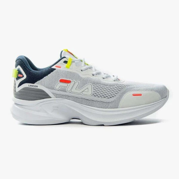 TÊNIS FILA LANCER MASCULINO - Branco/marinho TÊNIS FILA LANCER MASCULINO - Branco/marinho