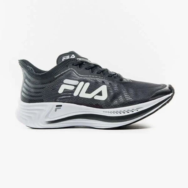 TÊNIS FILA RACER CARBON MASCULINO - Preto/branco TÊNIS FILA RACER CARBON MASCULINO - Preto/branco