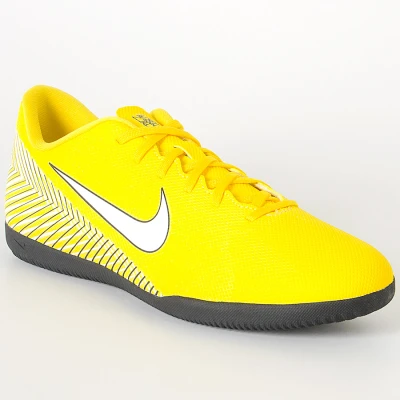 TÊNIS FUTSAL NIKE MERCURIALX VAPOR 12 CLUB NEYMAR IC - Amarelo/branco