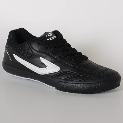 TÊNIS FUTSAL TOPPER DOMINATOR 3 INFANTIL - Preto/branco