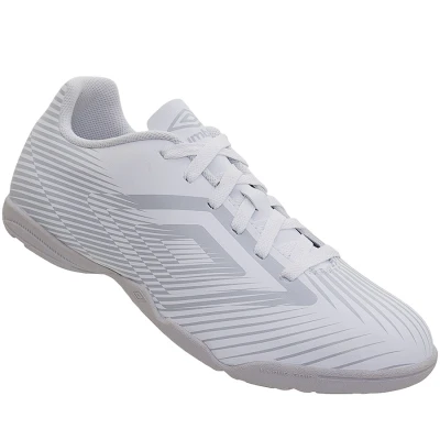 TÊNIS FUTSAL UMBRO INDOOR SPEED 2 - Branco/prata