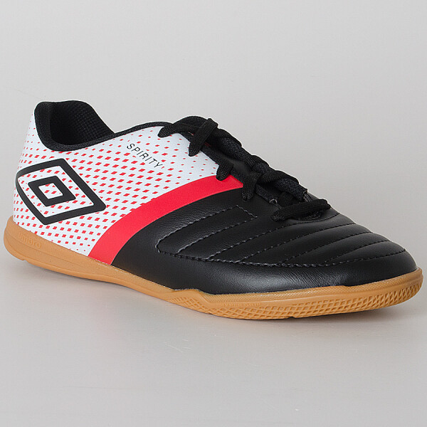 TÊNIS FUTSAL UMBRO INDOOR SPIRITY INFANTIL - Preto/branco