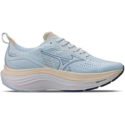 TÊNIS MIZUNO ADVANCE RSP FEMININO - Azul celeste/rosa