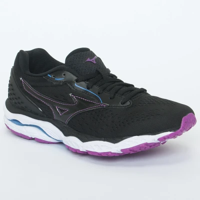 TÊNIS MIZUNO MIRAI 3 FEMININO - Preto/roxo TÊNIS MIZUNO MIRAI 3 FEMININO - Preto/roxo