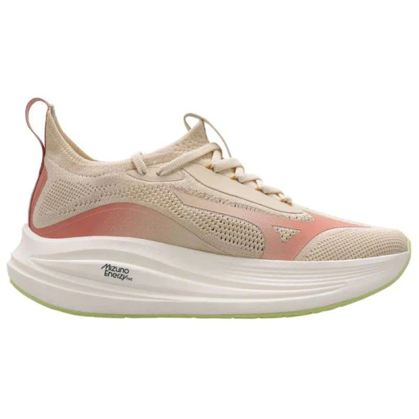 TÊNIS MIZUNO NEO AURA KNIT FEMININO - Bege/rosa