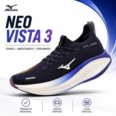 TÊNIS MIZUNO NEO VISTA 3 FEMININO - Marinho/branco
