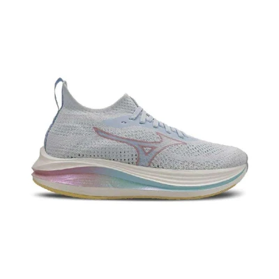 TÊNIS MIZUNO NEO ZEN FEMININO - Azul celeste/rosa