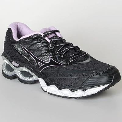 TÊNIS MIZUNO WAVE CREATION 20 FEMININO - Preto/lilas TÊNIS MIZUNO WAVE CREATION 20 FEMININO - Preto/lilas