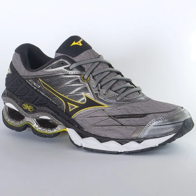 TÊNIS MIZUNO WAVE CREATION 20 MASCULINO - Grafite/amarelo TÊNIS MIZUNO WAVE CREATION 20 MASCULINO - Grafite/amarelo