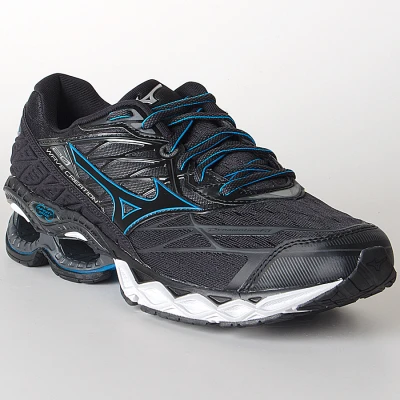 TÊNIS MIZUNO WAVE CREATION 20 MASCULINO - Preto/azul TÊNIS MIZUNO WAVE CREATION 20 MASCULINO - Preto/azul