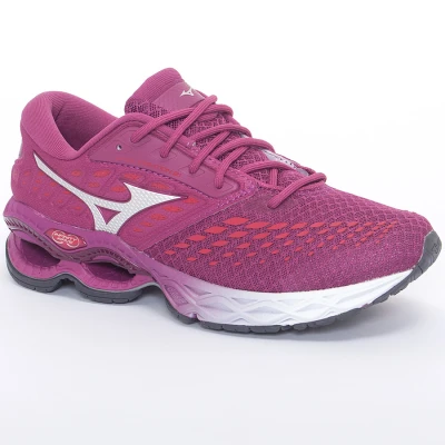 TÊNIS MIZUNO WAVE CREATION 21 FEMININO - Pink/prata TÊNIS MIZUNO WAVE CREATION 21 FEMININO - Pink/prata