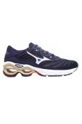 TENIS MIZUNO WAVE CREATION 22 FEMININO - Marinho/prata