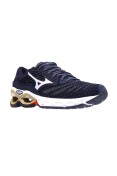 TENIS MIZUNO WAVE CREATION 22 FEMININO - Marinho/prata