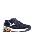 TENIS MIZUNO WAVE CREATION 22 FEMININO - Marinho/prata