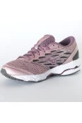 TÊNIS MIZUNO WAVE DYNASTY 2 FEMININO - Grafite/rosa