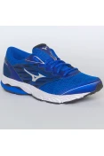TÊNIS MIZUNO WAVE DYNASTY 2 MASCULINO - Azul/prata