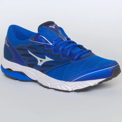 TÊNIS MIZUNO WAVE DYNASTY 2 MASCULINO - Azul/prata