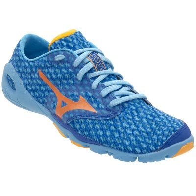 TÊNIS MIZUNO WAVE EVO-LEVITAS 2 FEMININO - Azul/laranja TÊNIS MIZUNO WAVE EVO-LEVITAS 2 FEMININO - Azul/laranja