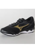 TÊNIS MIZUNO WAVE HAWK MASCULINO - Preto/dourado TÊNIS MIZUNO WAVE HAWK MASCULINO - Preto/dourado