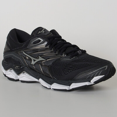 TÊNIS MIZUNO WAVE HORIZON 2 MASCULINO - Preto/grafite TÊNIS MIZUNO WAVE HORIZON 2 MASCULINO - Preto/grafite