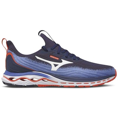 TÊNIS MIZUNO WAVE LEGEND MASCULINO - Azul/vermelho
