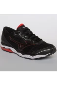 TÊNIS MIZUNO WAVE MIRAI 2 MASCULINO - Preto/vermelho