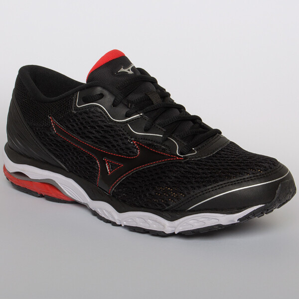 TÊNIS MIZUNO WAVE MIRAI 2 MASCULINO - Preto/vermelho