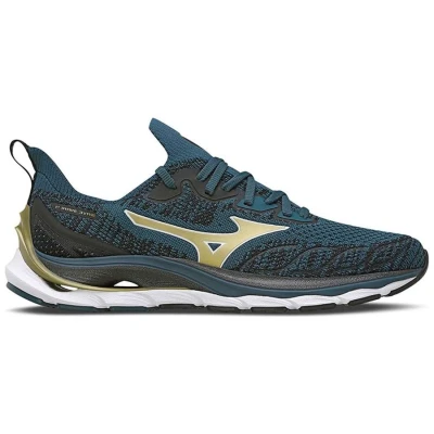 TÊNIS MIZUNO WAVE MIRAI 4 MASCULINO - Azul/dourado TÊNIS MIZUNO WAVE MIRAI 4 MASCULINO - Azul/dourado