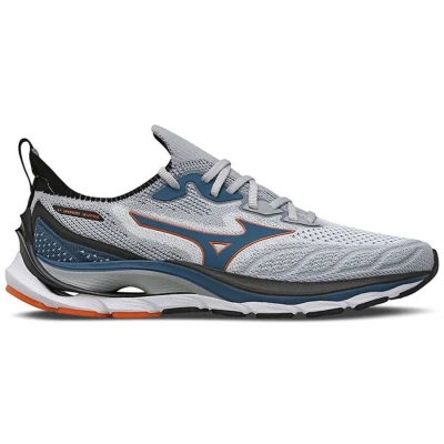TÊNIS MIZUNO WAVE MIRAI 4 MASCULINO - Cinza/azul TÊNIS MIZUNO WAVE MIRAI 4 MASCULINO - Cinza/azul