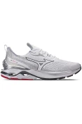 TÊNIS MIZUNO WAVE MIRAI 6 FEMININO - Branco/prata