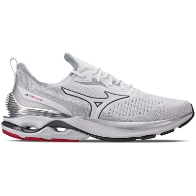 TÊNIS MIZUNO WAVE MIRAI 6 FEMININO - Branco/prata